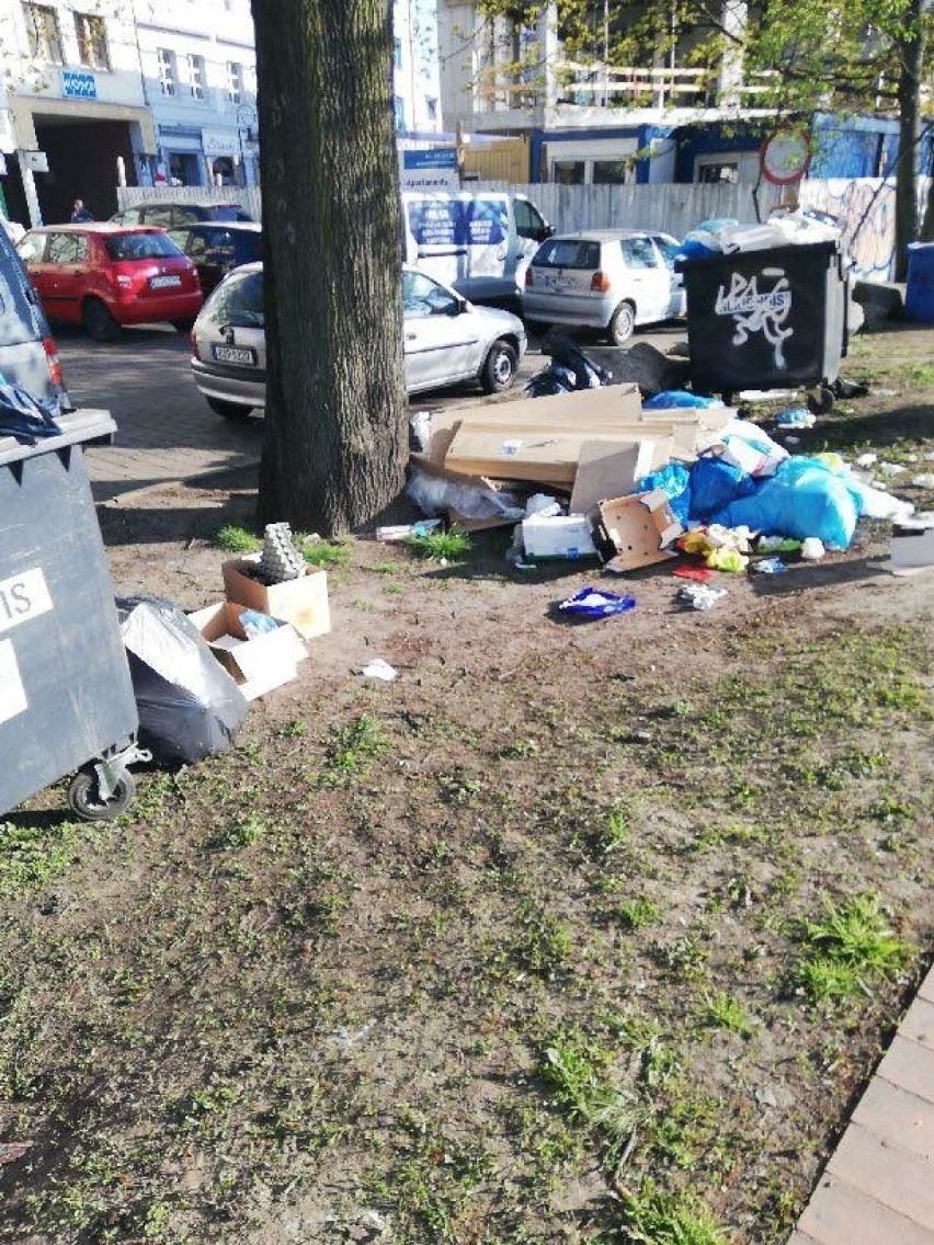 Sterta śmieci na Podzamczu. Winni złapani na gorącym uczynku [ZDJĘCIA]