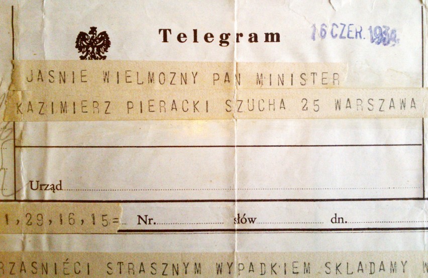 Telegram kondolencyjny w specjalnych zbiorach sądeckiej biblioteki