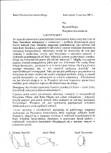 List otwarty radnych Powiatu Inowrocławskiego do prezydenta Brejzy