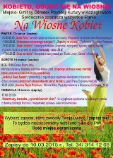 Za tydzień rusza akcja "Wiosna kobiet" w Koziegłowach. Kobiety nie będą narzekać na nudę