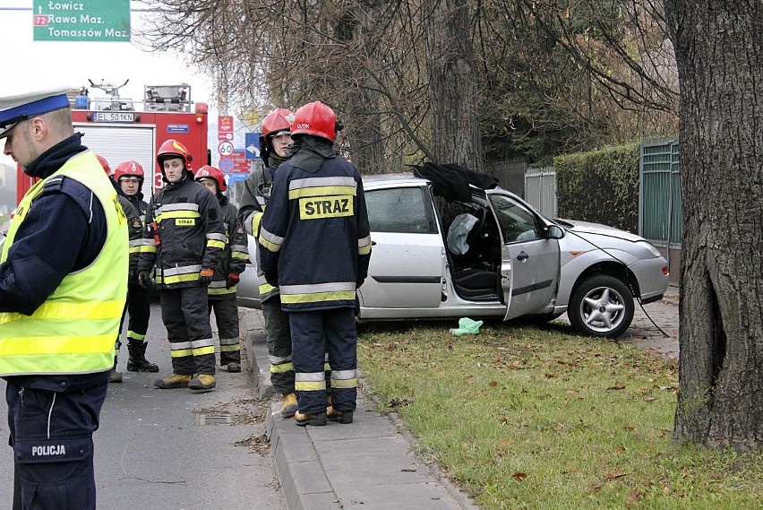 59-letni mężczyzna stracił panowanie nad pojazdem w Łodzi na...