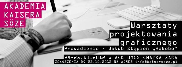 Lublin: Bezpłatne warsztaty projektowania graficznego