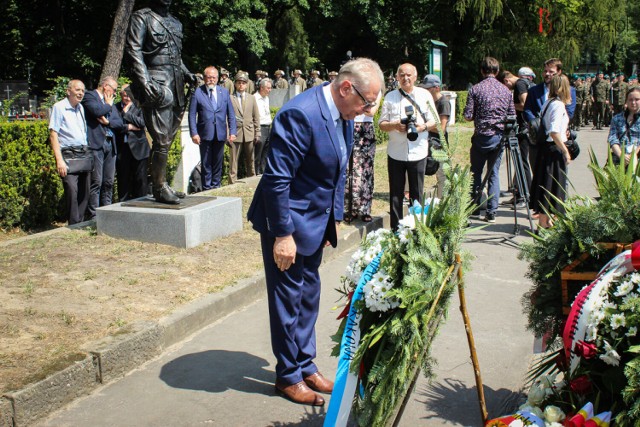 Najważniejszy moment było odsłonięcie pomnika generała Bolesława Wieniawy-Długoszowskiego.