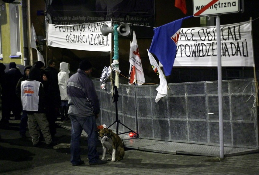 Czwarty dzień protestu w lubelskim Protektorze (WIDEO, ZDJĘCIA)
