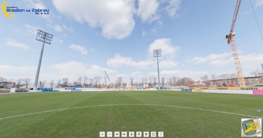 Budowa Stadionu Górnika Zabrze: Panorama z marca [ZDJĘCIA]