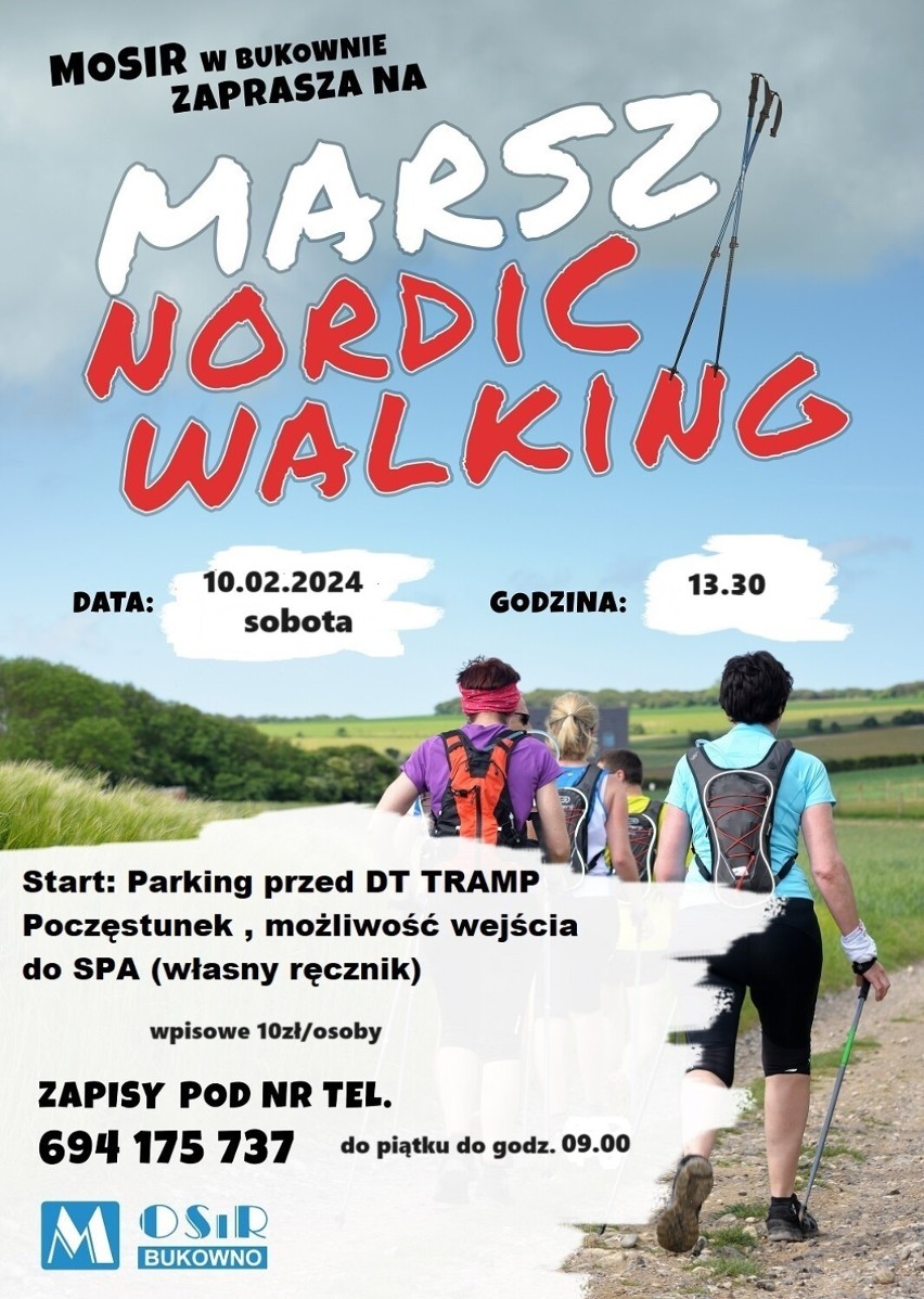 Marsz nordic-walking...