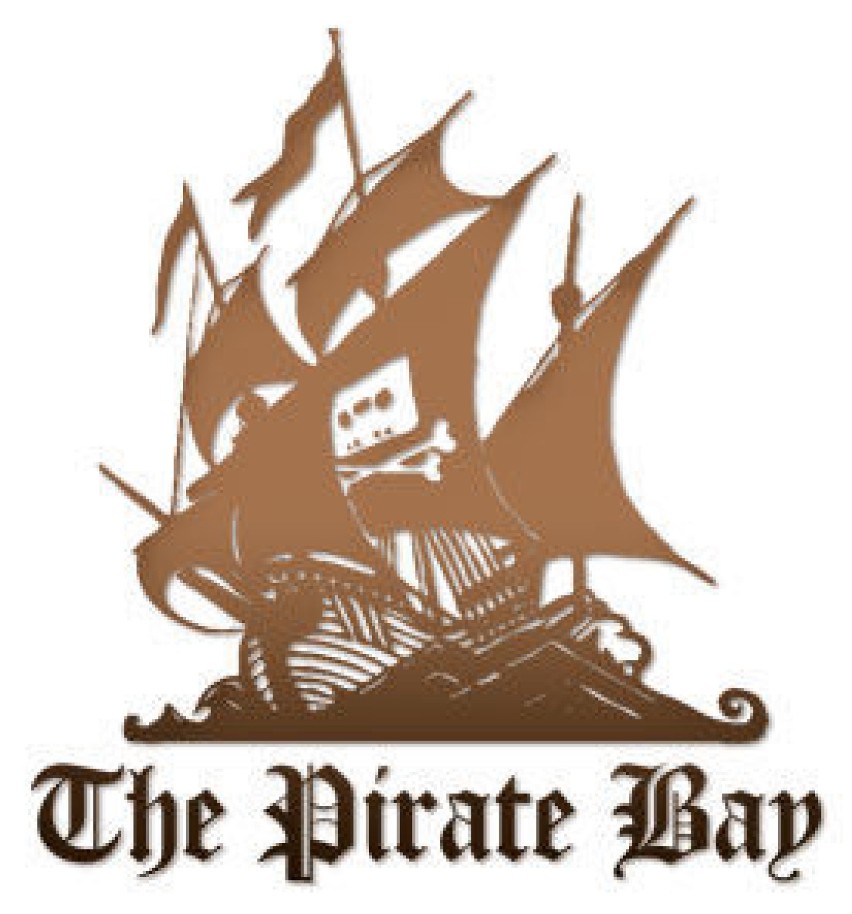 Logo portalu The Pirate Bay...