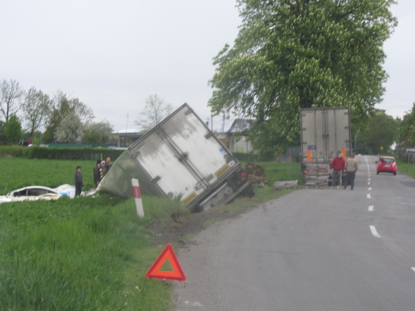 Wypadek na trasie Wągrowiec-Mieścisko