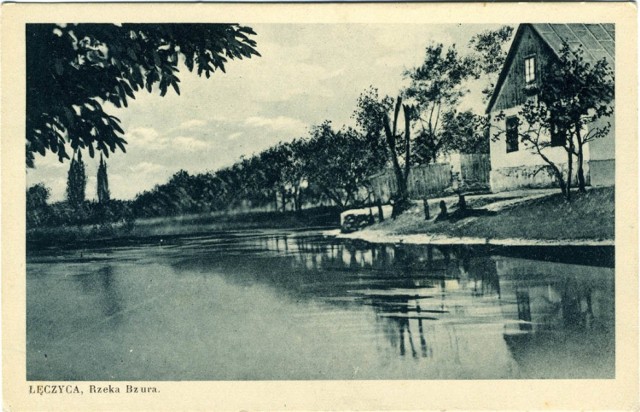 Rzeka Bzura (koryto w kierunku północnym), lata 30-te XX w.