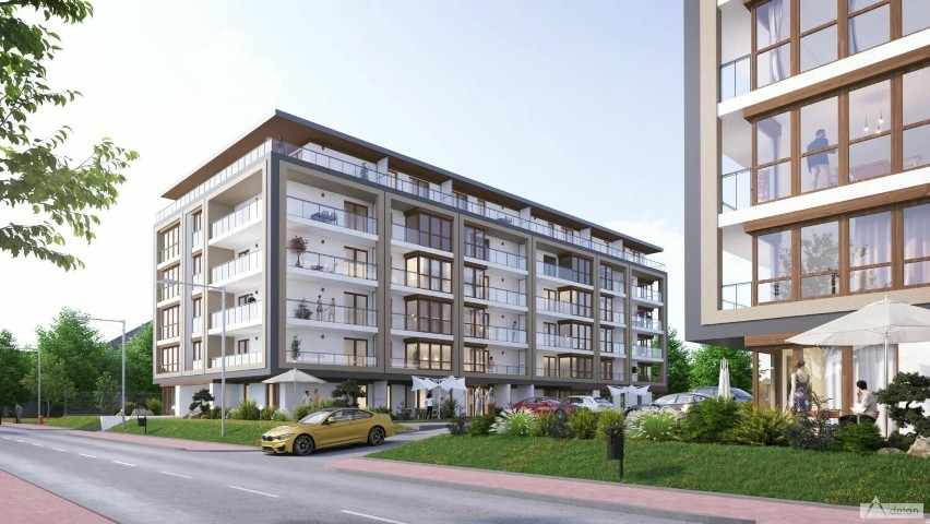 Budowa pierwszego etapu Apartamentów Konopnickiej w Skarżysku-Kamiennej na ukończeniu. Zobacz zdjęcia i wizualizacje