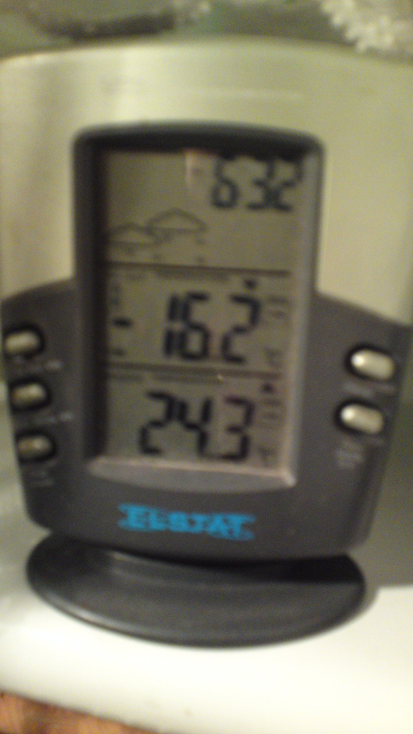 Czwartek godzina 18.32 temperatura -16,2 w Luzinie.