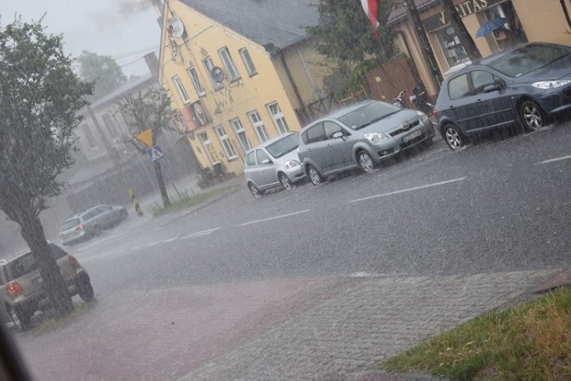 Ulewa w Zduńskiej Woli 11 lipca