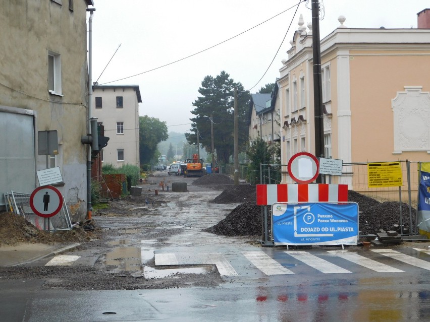 Wałbrzych: Kończy się pierwszy etap remontu ul. Ratuszowej [ZDJĘCIA]