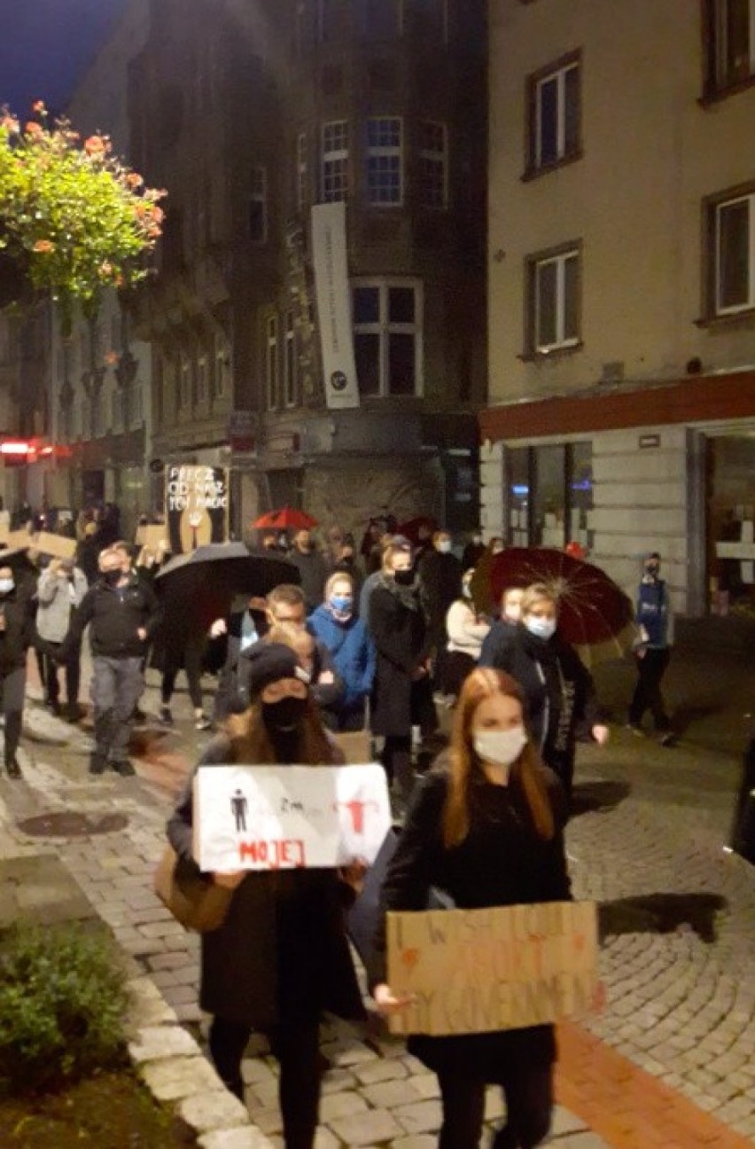 Protest kobiet w Bytomiu, 24.10.2020.