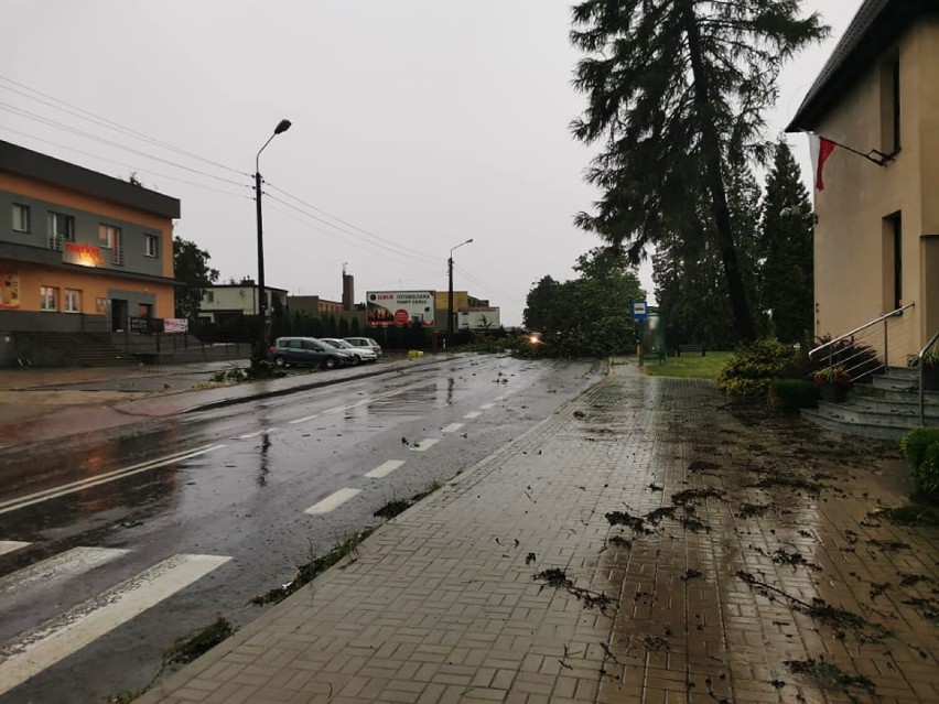 Po nawałnicy sztab kryzysowy w gminie Sędziejowice ZDJĘCIA