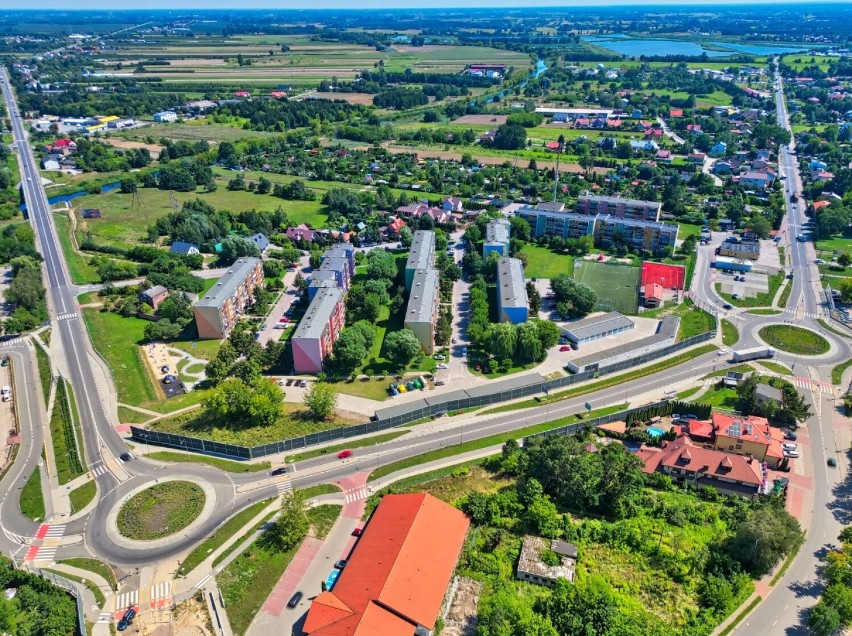 Dziesięciu blokom ŁSM oraz biegnącej w pobliżu ulicy nadano...