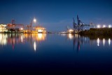 Gdyński port warto odwiedzić nocą [zdjęcia]