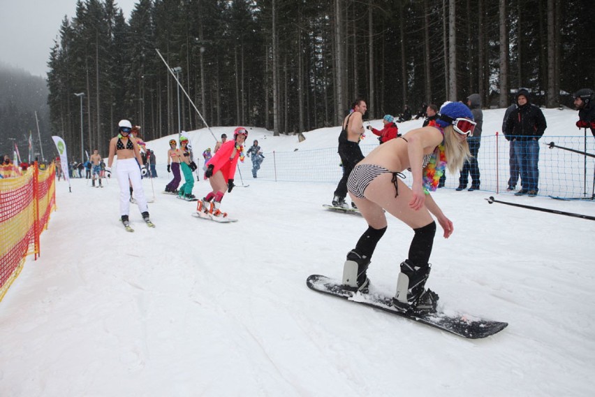 W bikini na nartach - Bikini Skiing 2015 na Słowacji. Polskę poprowadziła Paula Tumala [ZDJĘCIA]