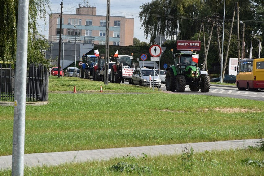 Rolnicy protestowali w Wieluniu przeciwko "piątce dla...