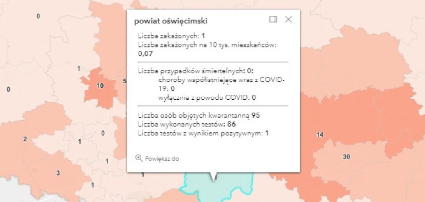 Ponad dwa tysiące zakażeń COVID-19 w Polsce. W powiatach oświęcimskim, wadowickim, chrzanowskim i olkuskim też są nowe przypadki.