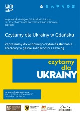 Gdańsk czyta dla Ukrainy. Akcja w Wojewódzkiej i Miejskiej Bibliotece Publicznej