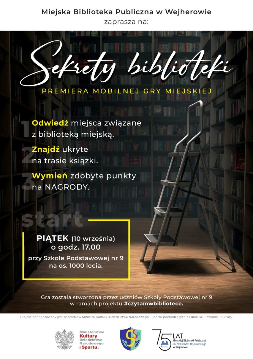 Premiera gry mobilnej "Sekrety biblioteki" w Wejherowie