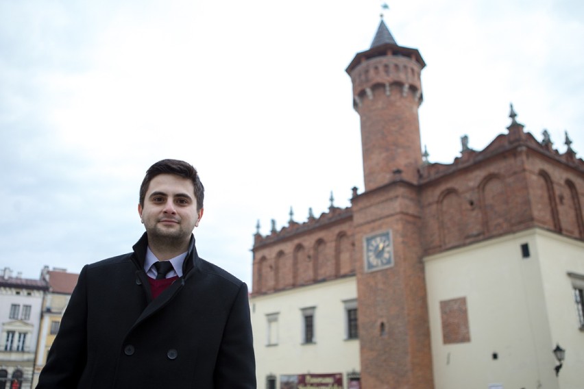 Tarnów. Poseł Norbert Kaczmarczyk zbierał podpisy w sprawie referendum [ZDJĘCIA]