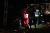 Wypadek na Rąbieńskiej w Łodzi. Kobieta wjechała w betonowy słup [ZDJĘCIA]