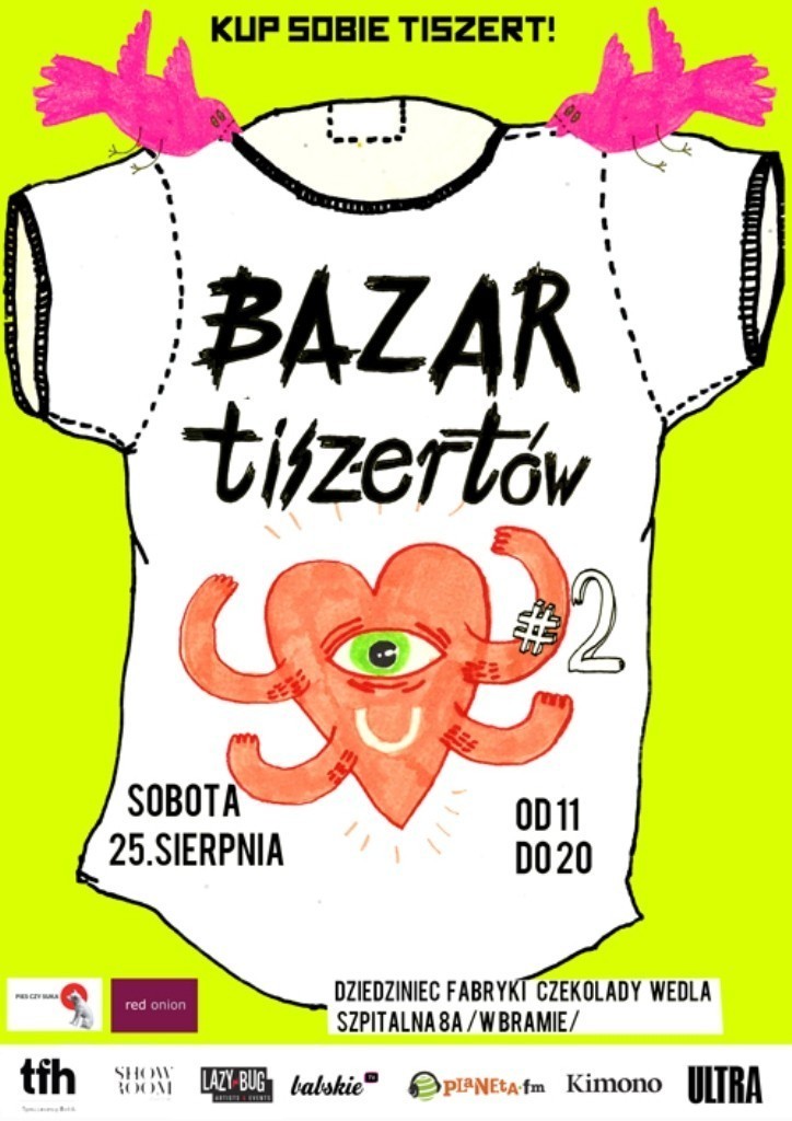 Drugi Bazar Tiszertów

Już w sobotę, 25 sierpnia (od godz....