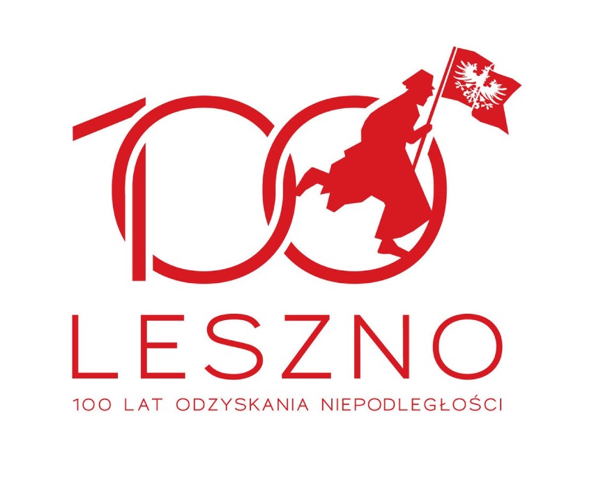 Rocznicowy logotyp Leszna