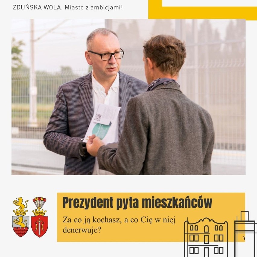 Prezydent Zduńskiej Woli pyta mieszkańców o przyszłość...