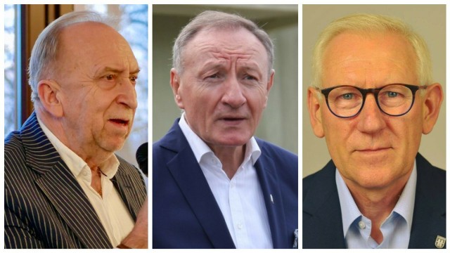 Od lewej: Jan Woźniak (Otmuchów) Sylwester Lewicki (Olesno), 
Marek Antoniewicz (Grodków)