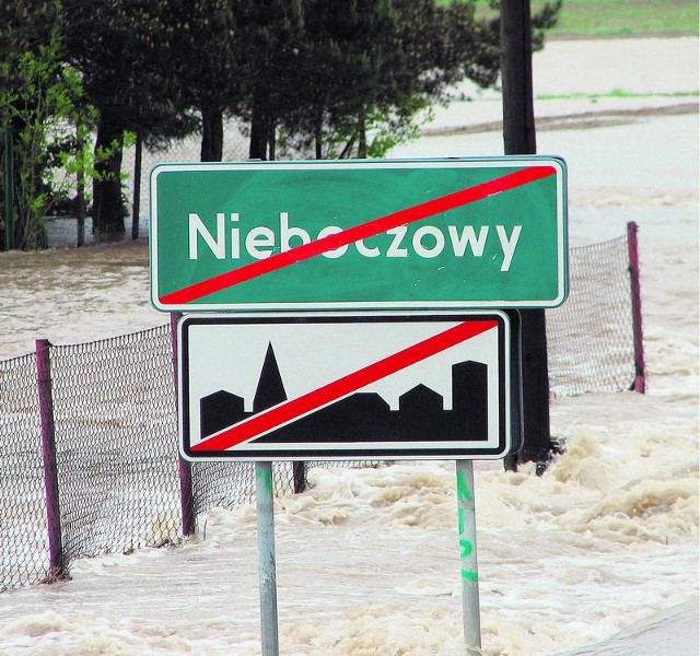 W ubiegłym roku w maju Nieboczowy znalazły się pod wodą