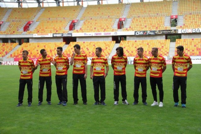 Prezentacja zawodników Jagi odbyła się na Stadionie Miejskim.