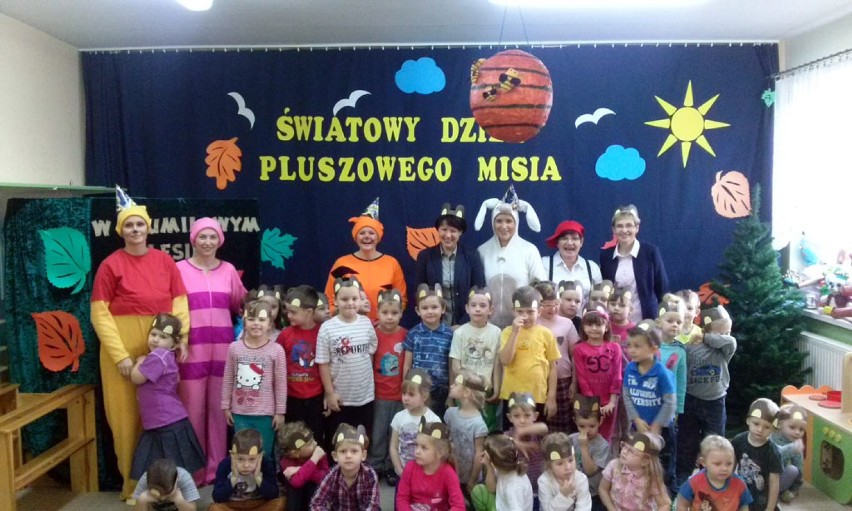 Dzień pluszowego misia w Przedszkolu Grzybek w Kleparzu.