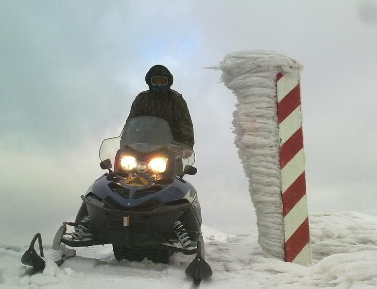 Zima w Bieszczadach - bajka czy ..... służba na granicy?
