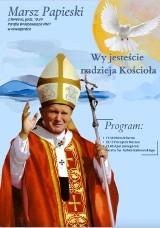 Biały Marsz upamiętniający rocznicę śmierci św. Jana Pawła II w Nowogardzie