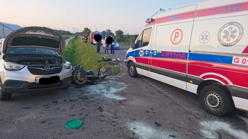 Wypadek w Dobrzewinie