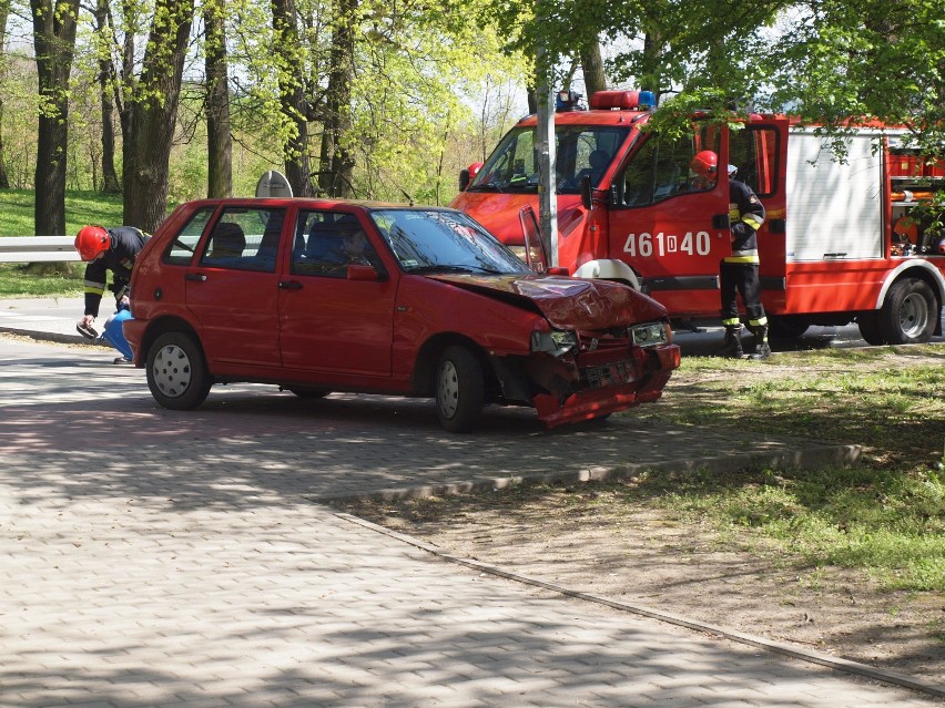 Rozbity fiat uno