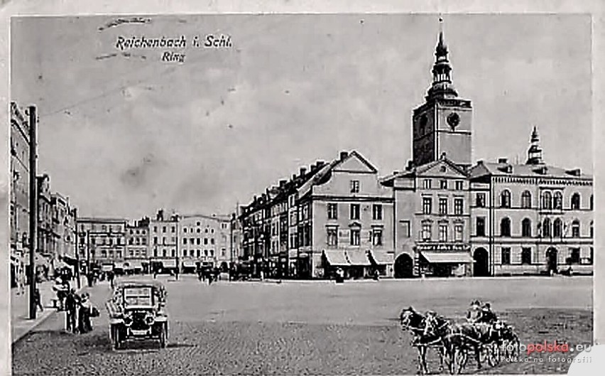 Rynek w Dzierżoniowie, lata 1915-1923.