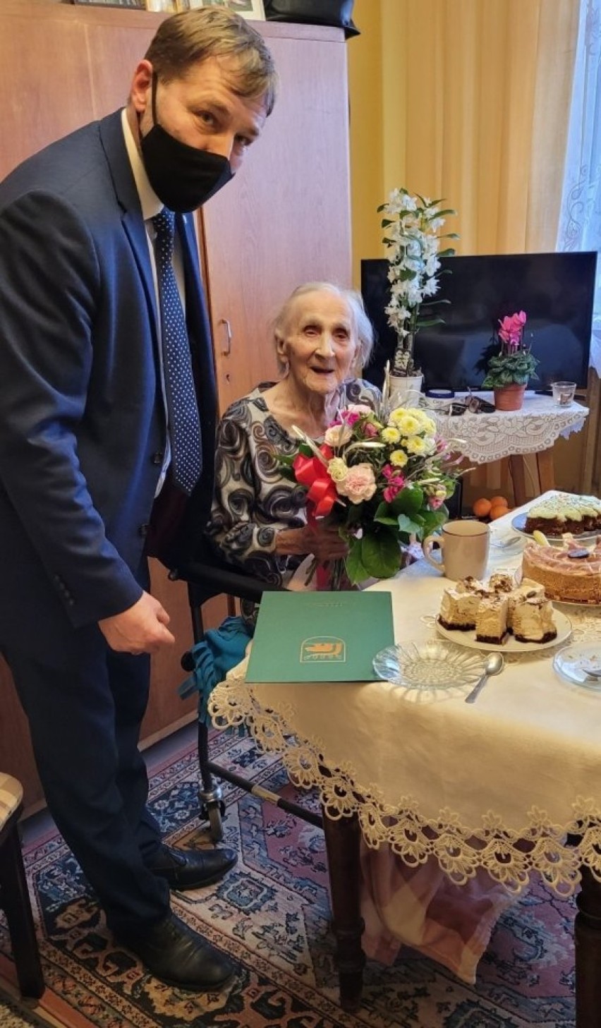 Najstarsza mieszkanka Kościerzyny Pani Agnieszka Tomczyk obchodziła 103 urodziny