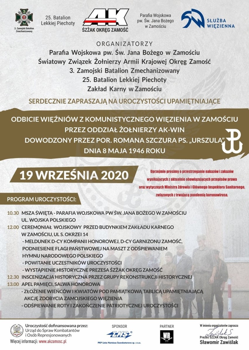 Odbicie więźniów z politycznego więzienia w Zamościu