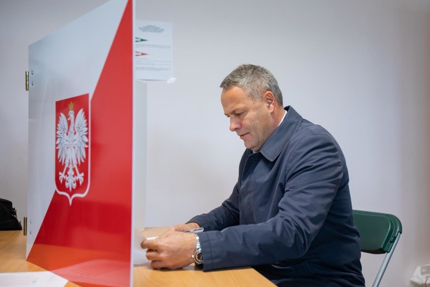 Wybory Samorządowe 2018 w Bydgoszczy - głosuje Rafał Bruski.