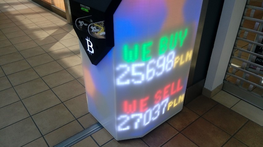 Pojawił się kolejny automat bitcoin'owy. Stanął w jednym z centrów handlowych