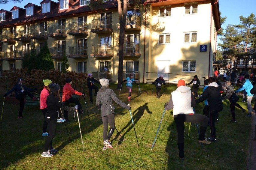 Błękitne nordic walking dziemiany błysnęło na finiszu sezonu w Łebie!