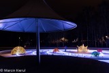 Iluminacja fontanny w Parku Centralnym w Olsztynie [ZDJĘCIA]