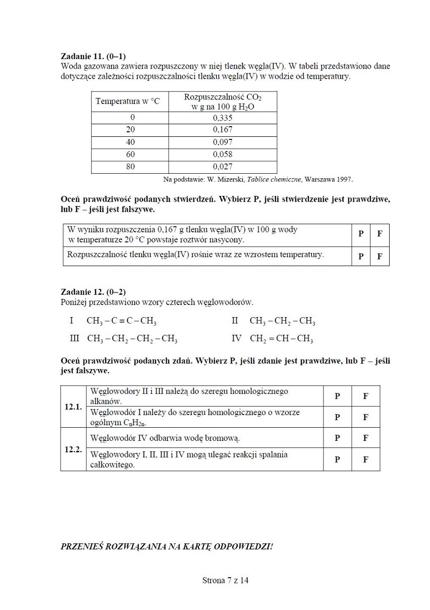 Egzamin gimnazjalny 2013. Test z matematyki i przyrody [ARKUSZE, PYTANIA, ODPOWIEDZI]