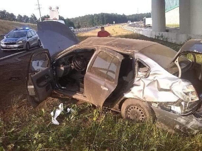 Wypadek na A1 między Żorami a Świerklanami. Sprawca uciekł z miejsca zdarzenia