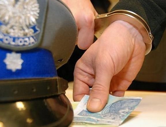Mężczyzna próbował wręczyć policjantom 100 złotych łapówki