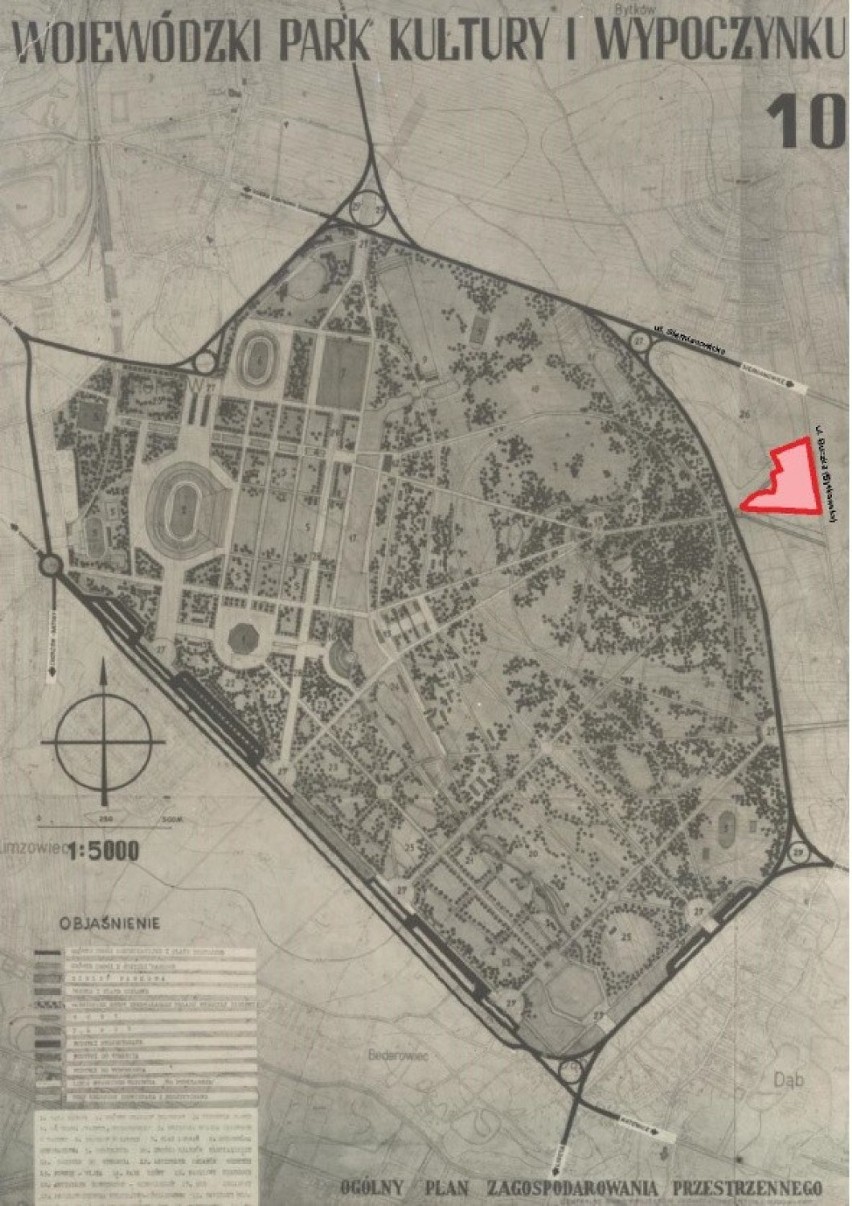 Plan budowy WPKiW z 1951 roku